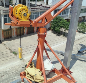 室外吊運機退居二線成為鄉(xiāng)鎮(zhèn)房屋裝修吊磚設備